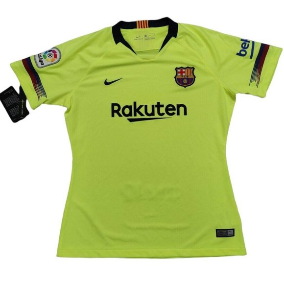 Nike Women's Barcelona FC 2018 Away Jersey Rakuten Unicef - Picture 1 of 8